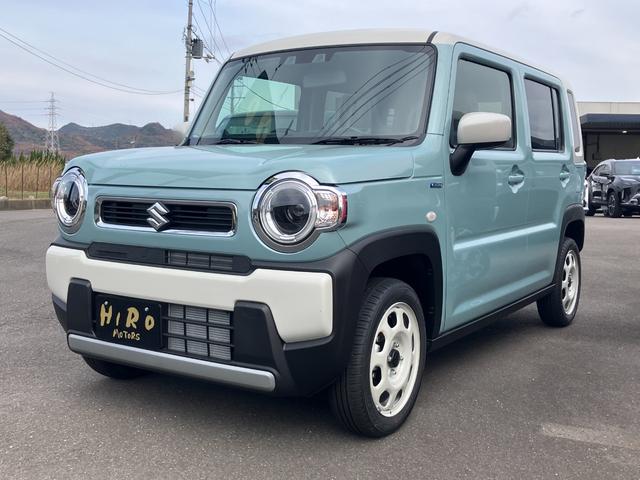 ハイブリッドＧ　届け出済み未使用車　クルーズコントロール　スマートキー　プッシュスタート　シートヒーター　ベンチシート　オートエアコン　パワーウインドウ　電動格納ミラー　オートライト