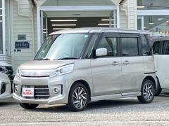 スペーシアカスタム TS レーダーブレーキサポート スマートフォン連携ナビゲーション装着車 両側パワースライドドア ETC バックモニター プッシュスタート スマートキー ディスチャージヘッドライト 中古車画像