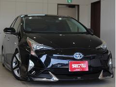 プリウス Sツーリングセレクション モデリスタエアロ・純正ナビ・バックカメラ・Bluetooth・ETC・ドライブレコーダー・レーダー探知機・シートヒーター・合皮シート・クリアランスソナー・AUTOエアコン・AUTOライト・LEDライト 中古車画像