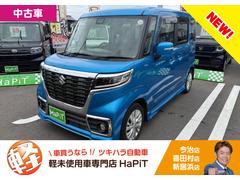 スペーシアカスタム ハイブリッドGS 前後誤発進抑制機能 LEDヘッドライト スマートキー フルフラットシート 中古車画像