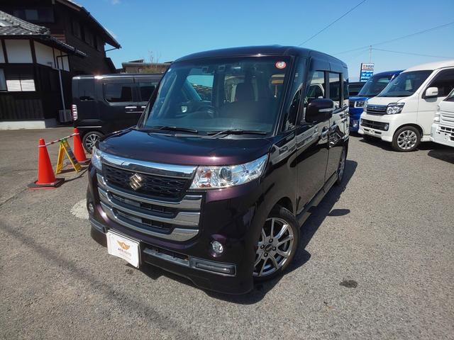 ターボ　デュアルカメラブレーキサポート装着車　衝突軽減ブレーキ　左パワースライドドア　（ムーンライトバイオレットパールメタリック）