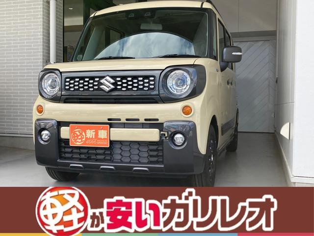 スズキ スペーシアギア ハイブリッドｘｚ 届出済未使用車 衝突被害軽減ブレーキ キーフリー オートエアコン パワステ アイドリングストップ 144 9万円 令和3年 21年 愛媛県 中古車 価格 Com