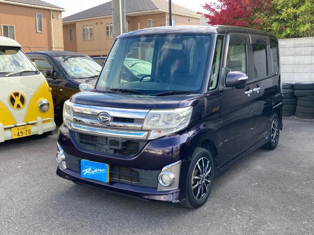 タント(ダイハツ) カスタムＲＳ　スマートキー　両側パワースライドドア　Aftermarketナビ　テレビ　バックカメラ　オートエアコン　スマートアシスト　Aftermarketアルミホイール　インタークーラーターボ車 中古車画像