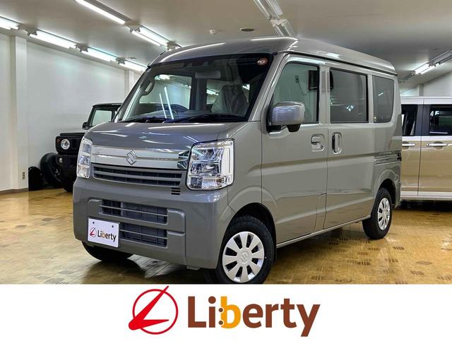 エブリイ(スズキ) ジョイン　両側スライドドア　クリアランスソナー　レーンアシスト　衝突被害軽減システム　オートライト　ＬＥＤヘッドランプ　スマートキー　アイドリングストップ　電動格納ミラー　シートヒーター　ＣＶＴ 中古車画像