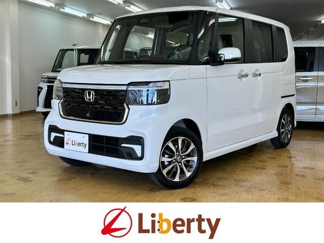 Ｎ−ＢＯＸカスタム(ホンダ) ベースグレード　バックカメラ　両側スライド・片側電動　クリアランスソナー　オートクルーズコントロール　衝突被害軽減システム　オートライト　ＬＥＤヘッドランプ　スマートキー　アイドリングストップ　電動格納ミラー 中古車画像