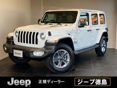 クライスラー・ジープ　ジープ・ラングラーアンリミテッド　サハラ　４ＷＤ　純正ナビ　黒本革シート