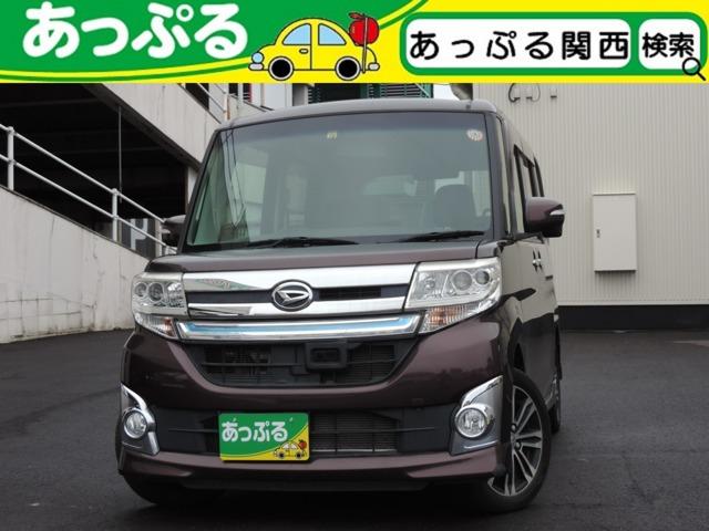 ダイハツ タント カスタムＲＳ　トップエディションＳＡ　ナビ　フルセグ　Ｂカメラ　Ｂｌｕｅｔｏｏｔｈ　ステリモ　純正アルミ　ＥＴＣ　シガーソケット　フォグランプ　ウインカミラー　横滑り防止　衝突防止　プッシュスタート　スマートキー　両側パワースライドドア