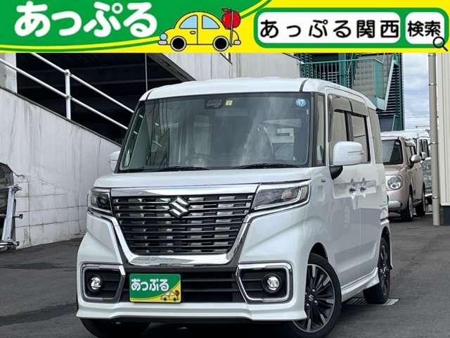 ハイブリッドＸＳ　ナビ　ワンセグ　運転席シートヒーター　両側パワースライドドア　ウインカミラー　純正アルミ　ステリモ　シガーソケット　スズキセーフティサポート　ロールサンシェイド