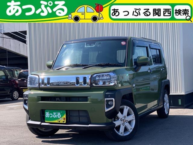 タフト Ｇターボ　ラジオ　ドラレコ　ステリモ　クルコン　スマートアシスト　Ｐスタート　ＬＥＤヘッドライト　純正アルミ　電子パーキング　ブレーキホールド　前席シートヒーター　オートエアコン　コーナーセンサー（1枚目）