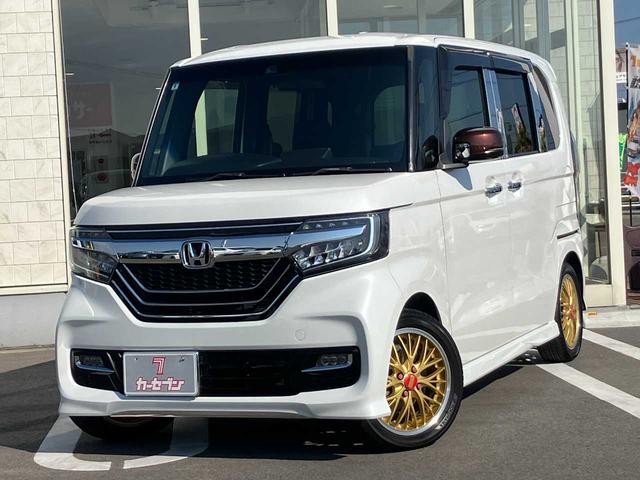 Ｎ−ＢＯＸカスタム(ホンダ) Ｇ・Ｌホンダセンシング　徳島県ユーザー買取車／Aftermarketナビ／ＤＶＤ・ＣＤ再生／ワンセグＴＶ／バックカメラ／ビルトインＥＴＣ／両側電動スライドドア／ＬＥＤヘッドライト・フォグランプ／Aftermarket１５インチＡＷ／レーダークルコン 中古車画像