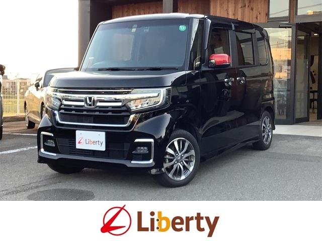 Ｎ−ＢＯＸカスタム(ホンダ) Ｌ　ＥＴＣ　バックカメラ　両側スライド・片側電動　クリアランスソナー　オートクルーズコントロール　レーンアシスト　衝突被害軽減システム　オートライト　スマートキー　アイドリングストップ 中古車画像