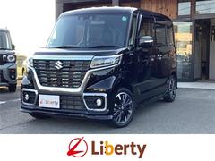 スペーシアカスタム ハイブリッドXS ETC 両側電動スライドドア ナビ TV クリアランスソナー オートクルーズコントロール レーンアシスト 衝突被害軽減システム オートライト スマートキー アイドリングストップ 中古車画像