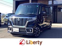 スペーシアカスタム ハイブリッドXS ETC バックカメラ フロントカメラ 両側電動スライドドア ナビ TV クリアランスソナー オートクルーズコントロール レーンアシスト 衝突被害軽減システム オートライト 中古車画像