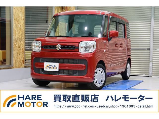 スペーシア(スズキ) ハイブリッドＧ　ＫＥＮＷＯＯＤ　メモリーナビ／フルセグＴＶ・バックカメラ・オートエアコン・オートライト・ドライブレコーダー・プッシュスタート・電動格納ミラー・ヘッドライトレベライザー・保証書・取扱説明書 中古車画像