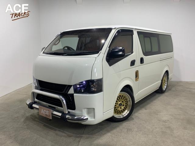 トヨタ ハイエースバンロングｄｘ 軽油ｔｂ 全塗装済 カスタム車 社外１８ａｗ ツートン 取説 キーレスの中古車 車体価格169万円 14 平成26 年式 走行10 9万キロ 車体色ツートン白 黒 愛媛県松山市井門町３７４ ８ ａｃｅ ｔｒａｃｋｓの在庫 グーネット中古車