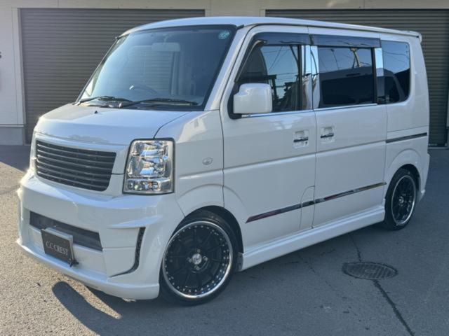 エブリイワゴン(スズキ) ＰＺターボスペシャル　バックカメラ　両側電動スライドドア　ＴＶ　ＨＩＤ　キーレスエントリー　後席モニター　ＡＴ　盗難防止システム　ＡＢＳ　ＣＤ　ＤＶＤ再生　ＵＳＢ　Ｂｌｕｅｔｏｏｔｈ　アルミホイール　衝突安全ボディ 中古車画像