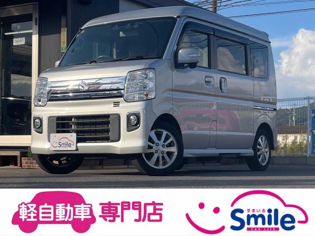 エブリイワゴン(スズキ) ＰＺターボスペシャル　禁煙車　両側電動スライドドア　バックカメラ　ＥＴＣ　Ｂｌｕｅｔｏｏｔｈ接続　　ナビ　ＣＤ・ＤＶＤ　　ドライブレコーダー　　キーレスエントリー　衝突被害軽減システム　衝突安全ボディ　盗難防止システム 中古車画像