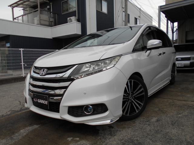 オデッセイ(ホンダ) アブソルート　両側電動スライドドア　アルパイン９インチナビＴＶ　フルセグ　ＤＶＤ再生　Ｂｌｕｅｔｏｏｔｈ対応　ＥＴＣ　バックモニター　ＴＥＩＮDampers　純正１８インチアルミ　ＬＥＤヘッドライト　衝突軽減ブレーキ 中古車画像