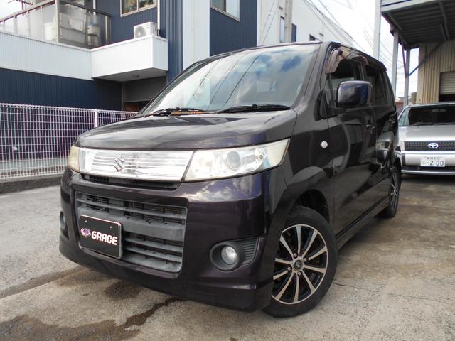 ワゴンＲスティングレー(スズキ) Ｘ　スマートキー　ベンチシート　プッシュスタート　キセノン　プライバシーガラス　Aftermarket１４インチアルミ　タイミングチェーン　ユーザー買取車両 中古車画像