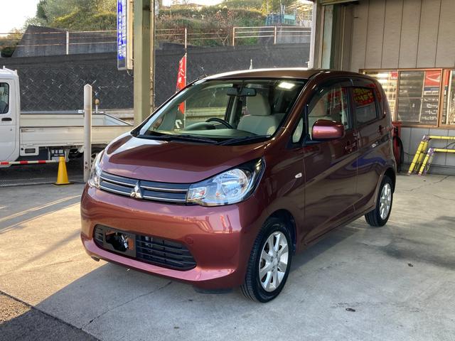 ｅＫワゴン(三菱) Ｇ　ナビ　バックモニター　フルセグＴＶ　スマートキー　プッシュスタート　オートエアコン　ベンチシート　アルミホイール 中古車画像