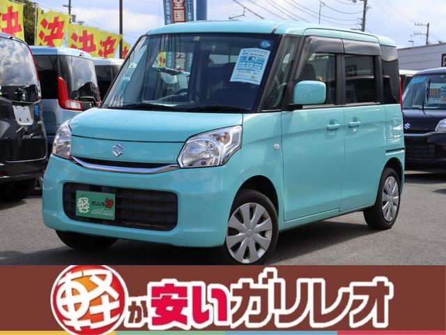 スペーシア Ｇ　ＫＥＮＷＯＯＤ　ＣＤデッキ・オートエアコン・シートヒーター（運転席）・電動格納ミラー・ヘッドライトレベライザー・キーフリー・両側スライドドア・セキュリティアラーム（1枚目）