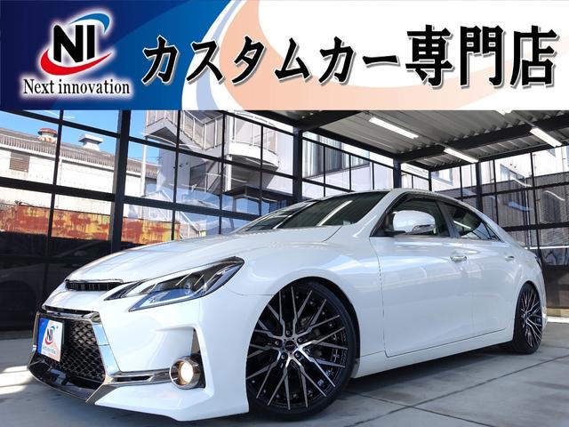 マークＸ(トヨタ) ２５０Ｇ　リラックスセレクション・ブラックリミテッド　新品車高調・新品１９アルミ・新品タイヤ・新品シ 中古車画像