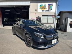 GLAクラス GLA45 4マチック 後期型 AMGアドバンストPKG AMGパフォーマンスPKG パノラミックスライディングルーフ 専用黒赤コンビシート 純正ナビ TV バックカメラ ドラレコ マック・クローネ19インチAW ETC 中古車画像