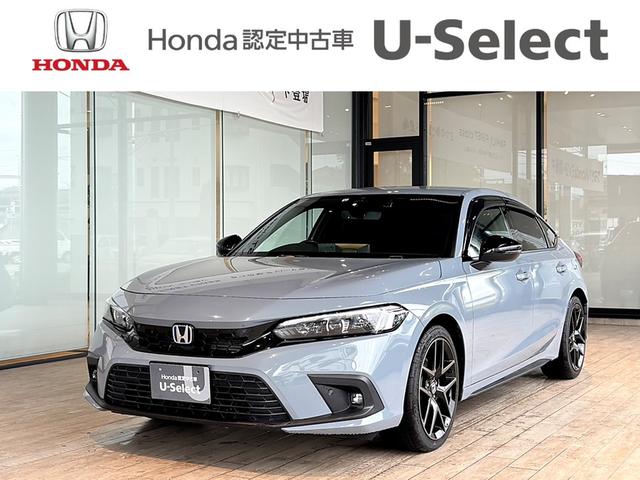 シビック(ホンダ) ｅ：ＨＥＶ　ＨｏｎｄａＳＥＮＳＩＮＧ・フルセグＮＡＶＩ・前後ドラレコパワーシート・シートヒーター・ＬＥＤヘッドライト 中古車画像