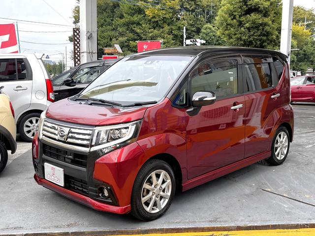 ムーヴ(ダイハツ) カスタムXSAIIAftermarketナビワンセグストETC LEDライト スマートアシスト Aftermarketナビ ワンセグ ETC LEDライト キーフリー プッシュスタート ドライブレコーダー ステアリングリモコン ウィンカードアミラー 純正AW スマートアシスト Aftermarketナビ ワンセグ 中古車画像