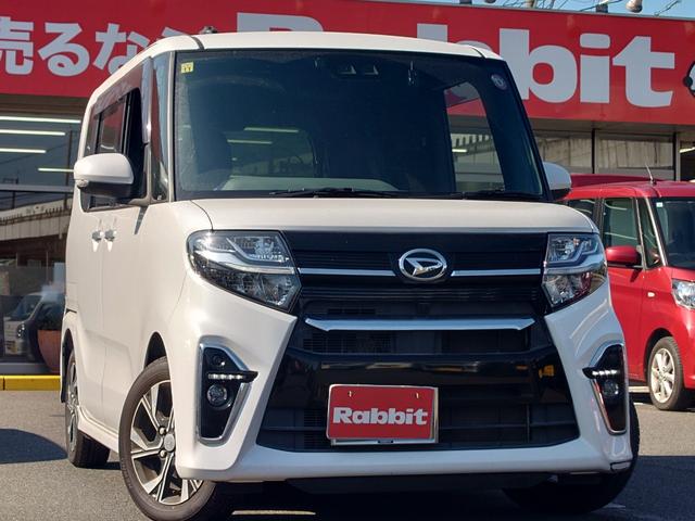 タント(ダイハツ) カスタムＸセレクション　両側電動スライドドア／７インチＳＤナビ／フルセグ／Ｂｌｕｅｔｏｏｔｈ＆ＵＳＢ接続／バックカメラ／ＥＴＣ／ブレーキサポート／レーンキーピング／前席シートヒーター／スマートキー２本／ワンオーナー 中古車画像