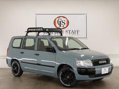 プロボックスワゴン F 新品ヘッドライト AME14インチアルミ TOYOオープンカントリーホワイトレタータイヤ クラッチオシートカバー ルーフキャリア メッシュグリル レトロエンブレム 1年保証付き ワンオーナー車 中古車画像