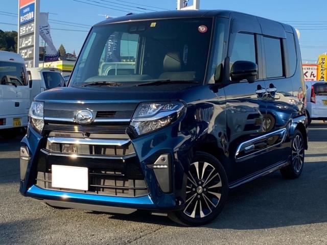 タント カスタムＲＳ　２トーン車　ワンオーナ車　リア５面フィルム施工　両側パワースライドドア　衝突被害軽減システム　障害物センサー　ターボ　プッシュスタートシステム　ＬＥＤヘッドライト　純正アルミホイール