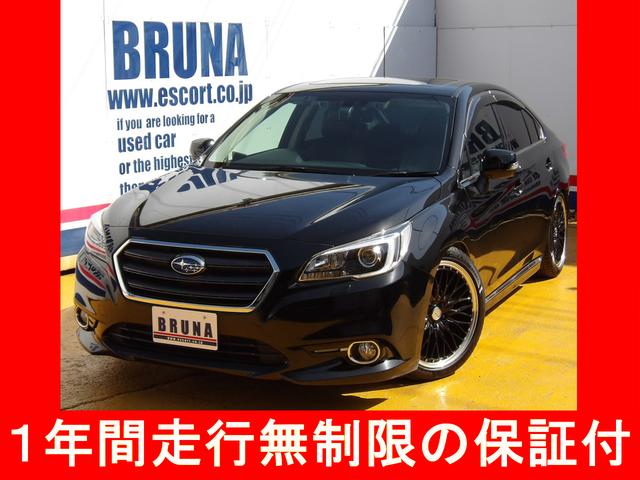 レガシィＢ４ リミテッド　禁煙車　３６５日保証　４ＷＤ　ＲＳ－Ｒ車高調　サンルーフ　黒革シート　８インチナビ　バックカメラ　Ｂｌｕｅｔｏｏｔｈ　フルセグ　ＵＳＢ　ＥＴＣ　社外１９インチＡＷ　全席シートヒーター　修復歴無