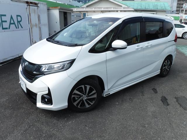 ホンダ フリードｇ ホンダセンシング 純正９インチフルセグナビ ｆ ｒカメラ ｅｔｃ クルコン エアロバンパー サイドスカート 両側パワースライドドア ｌｅｄヘッド フォグランプ スマートキーの中古車 車体価格218万円 18 平成30 年式 走行