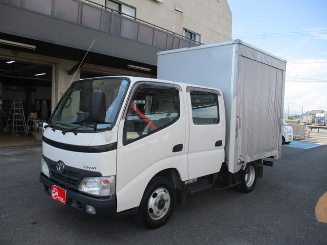 トヨタ ダイナトラック 　Ｗキャブ　２トン　幌カーテン車