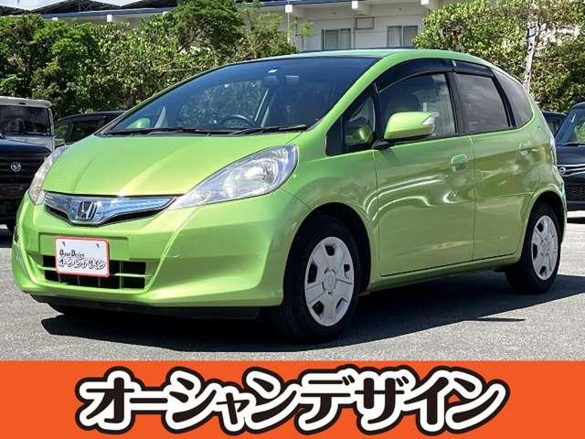 沖縄の中古車 ホンダ フィットハイブリッド 支払総額 29.8万円 リ済込 2010(平成22)年 13.3万km フレッシュライムメタリック