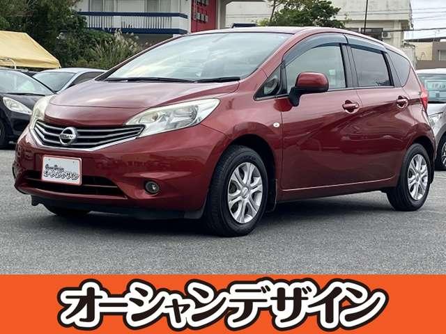 沖縄県の中古車ならノート Ｘ　ＤＩＧ－Ｓ　修復歴無　車　検２年　キーレス　ナビ　Ｂｌｕｅｔｏｏｔｈ　マニュアルエアコン　アイドリングストップ　盗難防止システム　安全衝突ボディ