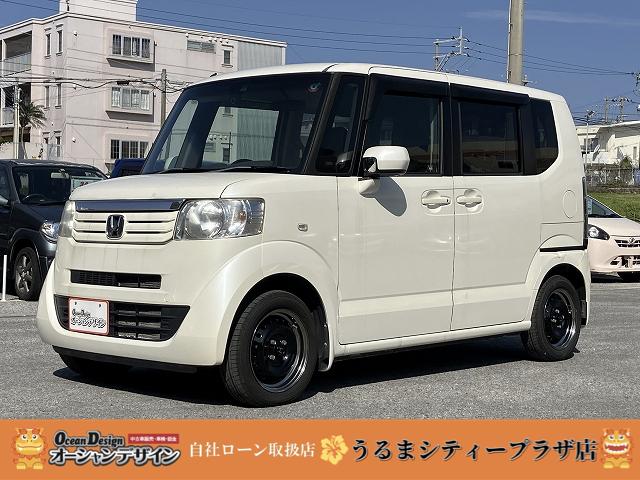 沖縄県の中古車ならＮ－ＢＯＸ Ｇ・Ｌパッケージ　車　検２年　修復歴無　第三者認定中古車　ＣＤ　ＥＴＣ　スマートキー　オートエアコン　両側電動スライドドア