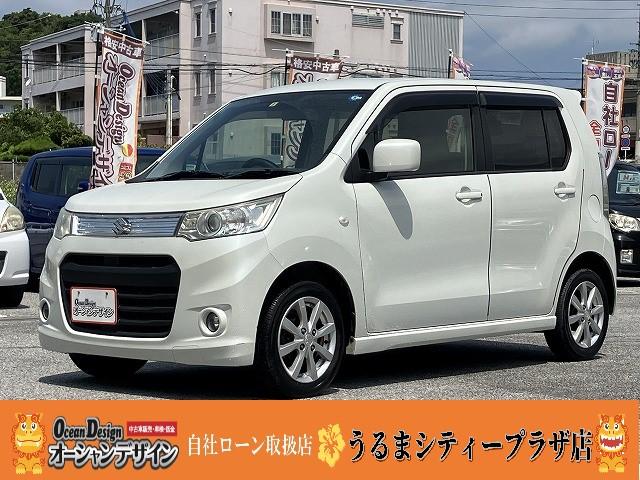 沖縄県うるま市の中古車ならワゴンＲスティングレー Ｘ　修復歴無　スマートキー　ナビ　Ｂｌｕｅｔｏｏｔｈ　オートエアコン　アイドリングストップ