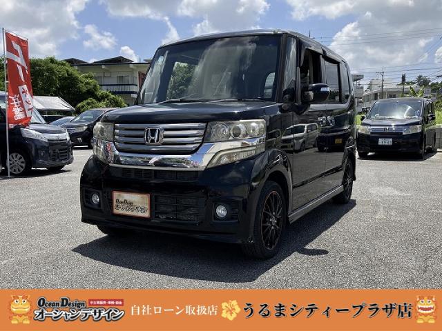 沖縄の中古車 ホンダ Ｎ－ＢＯＸカスタム 支払総額 49.8万円 リ済込 2012(平成24)年 11.7万km クリスタルブラックパール