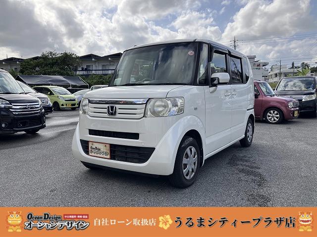 N−BOX(ホンダ) G・Lパッケージ 自社 ローン オーディオ スマートキー プッシュスタート エアコン 片側パワースライドドア 両側パワースライドドア 純正ホイール 中古車画像