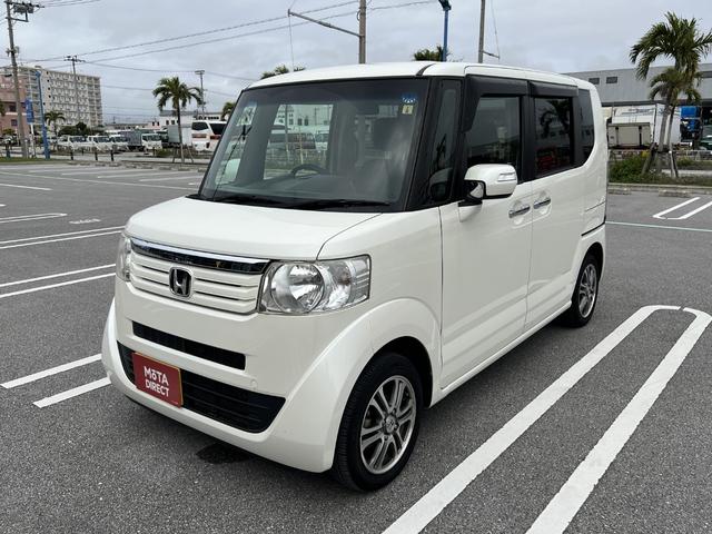 ホンダ Ｎ－ＢＯＸ Ｇ　ＳＳパッケージ　内地仕入れ車両／両側パワースライドドア／純正ーディオ／アルミホイール／パールホワイト／内地仕入れ車両／両側パワースライドドア／純正ーディオ／アルミホイール／