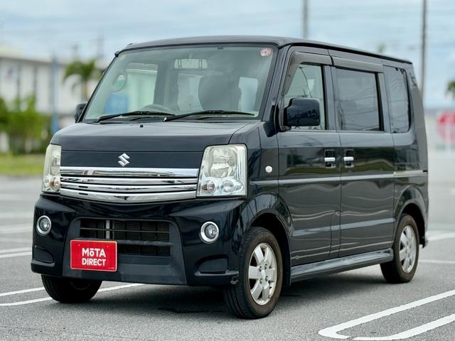 沖縄県の中古車ならエブリイワゴン ＰＺターボ　ＢＴオーディオ　エアバック　盗難防止　両席エアバック　ＡＵＴＯエアコン　ＰＷ　キーレス　ＰＳ　安全ボディ　フルフラット　ＡＢＳ　　ＡＵＸ対応