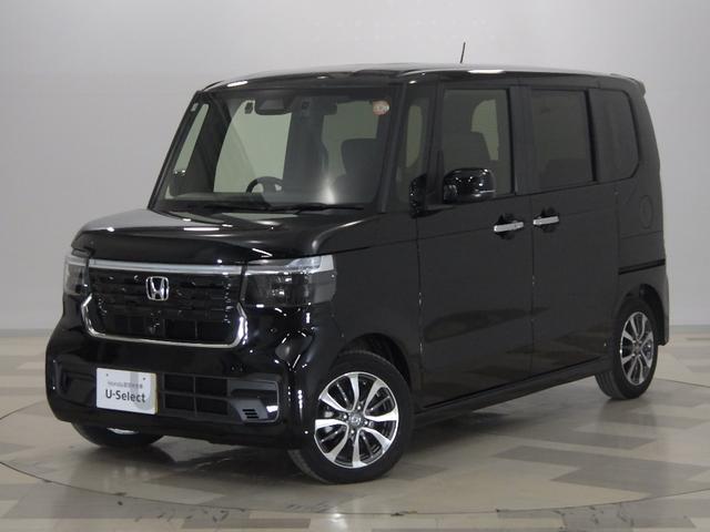 Ｎ−ＢＯＸカスタム(ホンダ) ベースグレード　禁煙・デモＵＰ・９インチＣＯＮＮＥＣＴナビ・前後ドラレコ・ＥＴＣ・スマートキー・両側電動スライドドア・シートヒーター・カーテンＳＲＳ・ホンダセンシング・パーキングセンサー・ＬＥＤ　追従クルコン　Ｄレコ 中古車画像