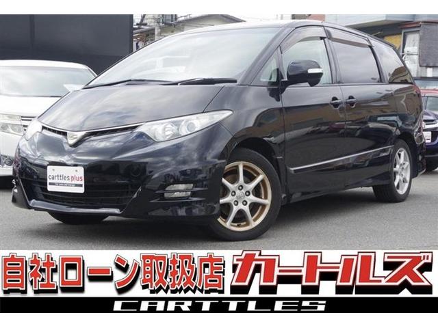 エスティマ(トヨタ) アエラス　イモビライザー　Ｓキー　デュアルエアバック　ＰＳ　Ｗエアコン　３列　パワーウィンドウ　ウォークスルー　ＡＢＳ　ＳＲＳ　キーレスエントリー　衝突安全ボディ　フルフラットシート 中古車画像