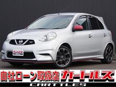 マーチ　ニスモ　Ｓ　テレビ　ＷＳＲＳ　運転席エアバック　ＵＳＢ接続　盗難防止装置　Ｂカメラ　フルオートエアコン　ＤＶＤ再生　キーレスエントリー　エアロ　Ａライト　ＥＴＣ　ワンセグ　ＰＳ　ローダウン　ＡＢＳ　横滑防止（日産）