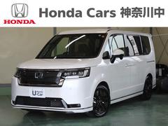 ホンダ　ステップワゴン　ｅ：ＨＥＶスパーダ　ＨｏｎｄａＳＥＮＳＨＩＮＧ　大画面純正ナビ　ＥＴＣ