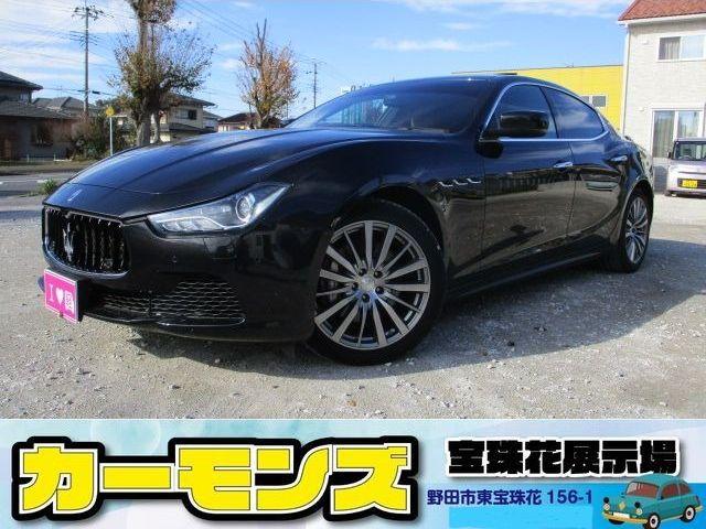 ギブリ ベースグレード 走行68000キロ 修復歴無 純正ナビ 地デジフルセグテレビ バックカメラ Bluetoothオーディオ ブラウンレザーシート ETC HIDライト 電動サンルーフ パークセンサー ドライブレコーダー(1枚目)