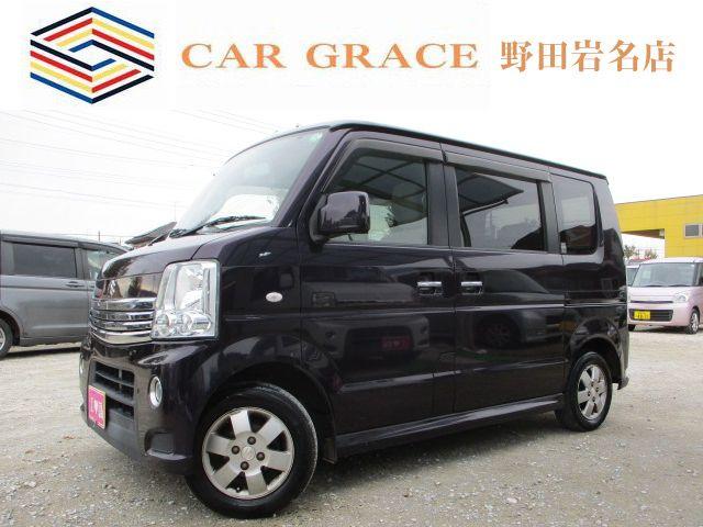 エブリイワゴン(スズキ) PZターボ 車検令和8年3月 メモリーナビ 地デジテレビ CD オートエアコン 左パワースライドドア タイミングチェーン 純正アルミホイール ドアバイザー プライバシーガラス 後期モデル 修復歴なし キーレス 中古車画像