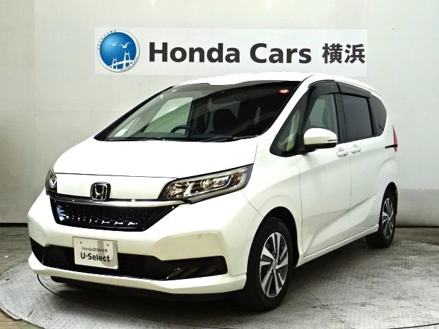 フリード(ホンダ) G・ホンダセンシング 6人 前後ドラレコ メモリーナビ リアカメラ 両側電動ドア ETC 純正アルミ USB入力端子 シートヒーター ドアバイザー ワンオーナー オートリトラミラー フルセグTV Bluetooth DVD 中古車画像
